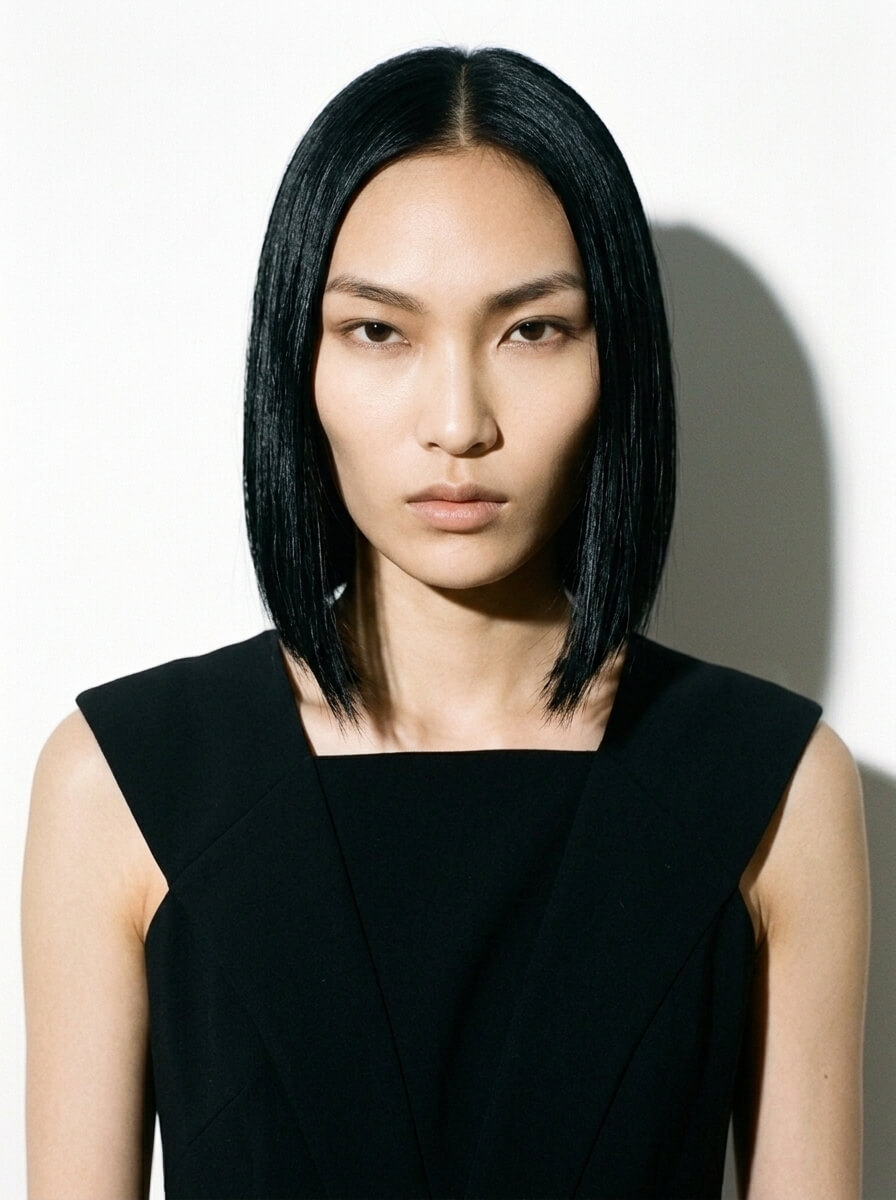 AI character designed in the FORGR Character Studio, a close studio portrait